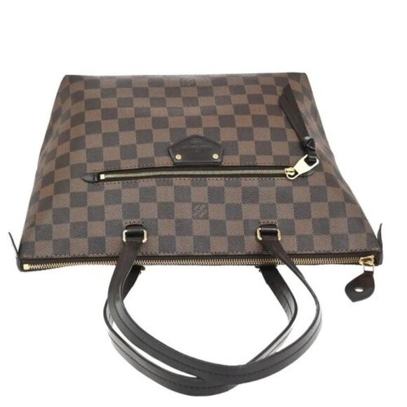 LOUIS VUITTON LV Iena PM Shoulder Bag Damier Ebene Leather Brown N41012 23EG094 - Picture 5 of 16